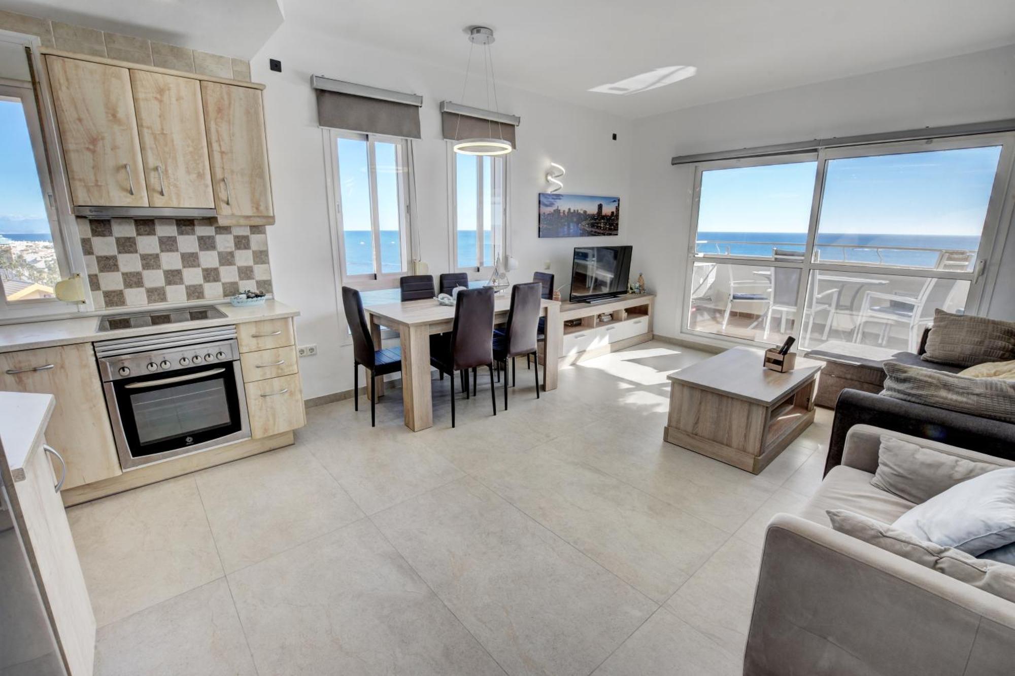 New Sunset Apartment - C&G Benal Beach Benalmádena Eksteriør bilde